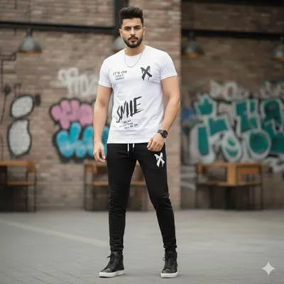 Men's Printed Polyester Track Suit